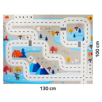 Imaginea din Covoraș de joacă pentru mașinuțe - peisaj de iarnă