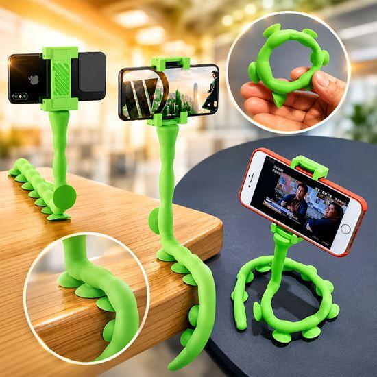 Imaginea din Suport telefon  - caracatiță verde