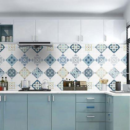 Imaginea din Tapet autoadeziv pentru bucatarie 100x60 cm - model mediteranean