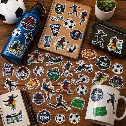 Imaginea Autocolante de fotbal 50 buc