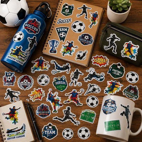Imaginea din Autocolante de fotbal 50 buc