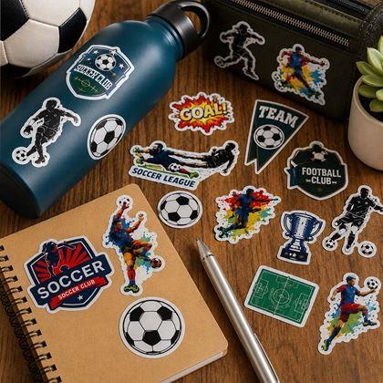 Imaginea din Autocolante de fotbal 50 buc