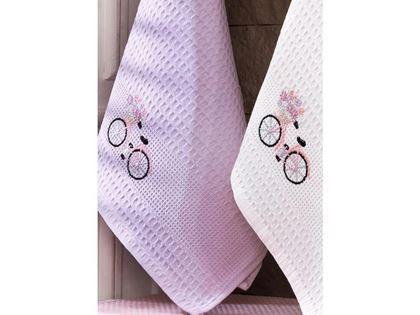 Imaginea din Set cadou de prosoape vafe 3 buc - bicicleta