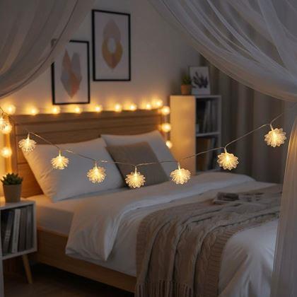 Imaginea din Șir de lumini LED - flori