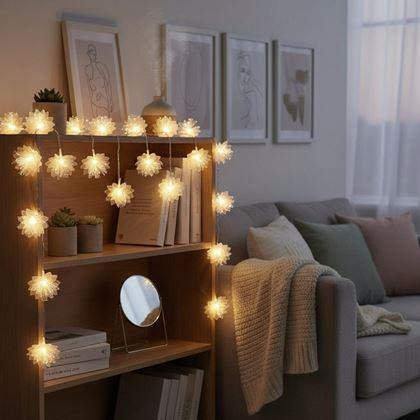 Imaginea din Șir de lumini LED - flori