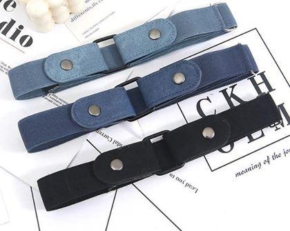 Imaginea din Curea elastică din denim  -  albastru inchis
