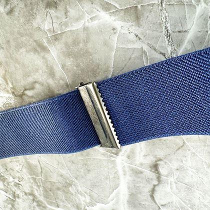 Imaginea din Curea elastică din denim  -  albastru inchis