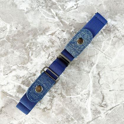 Imaginea din Curea elastică din denim  -  albastru inchis