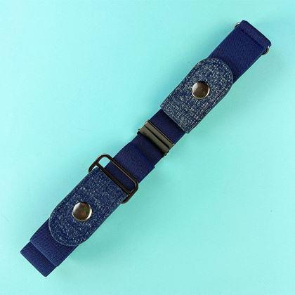 Imaginea din Curea elastică din denim  -  albastru inchis
