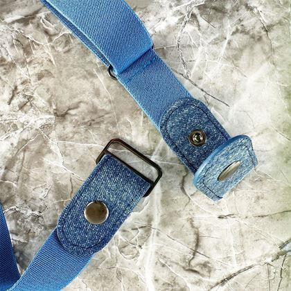 Imaginea din Curea elastică din denim  -  albastru deschis