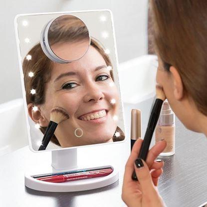 Imaginea Oglindă cosmetică de mărire 22 LED-uri