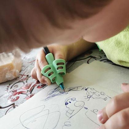 Imaginea din Instrument ajutător pentru păstrarea corectă a creionului, set de 3 bucăți
