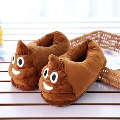 Imaginea din Papuci cu emoji "caca" - 26 cm
