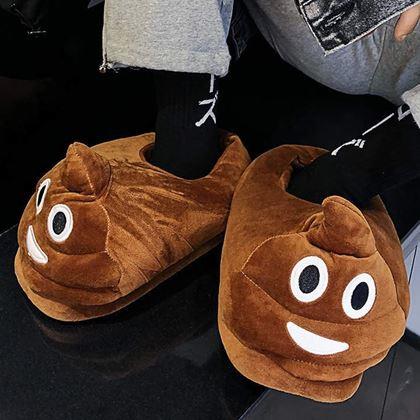 Imaginea din Papuci cu emoji "caca" - 26 cm