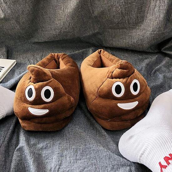 Imaginea din Papuci cu emoji "caca" - 31 cm