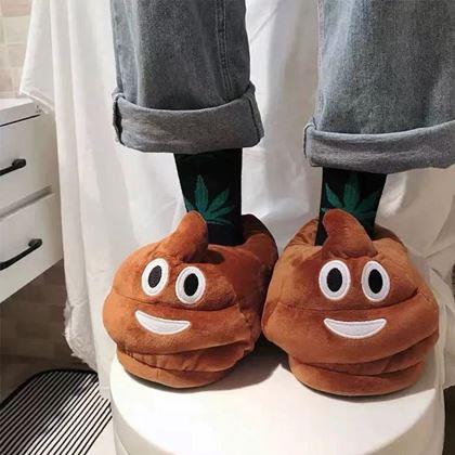 Imaginea din Papuci cu emoji "caca" - 31 cm