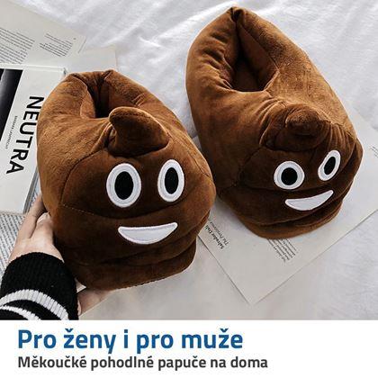 Imaginea din Papuci cu emoji "caca" - 31 cm