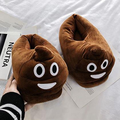 Imaginea din Papuci cu emoji "caca" - 26 cm