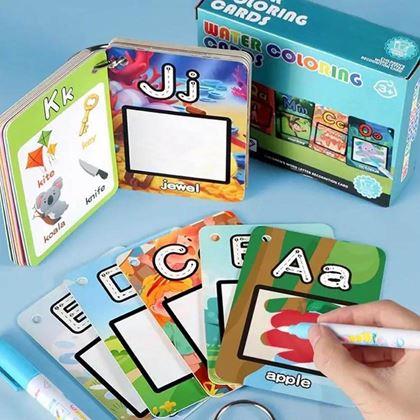 Imaginea din Pictură cu apă - alfabetul englezesc 26 buc