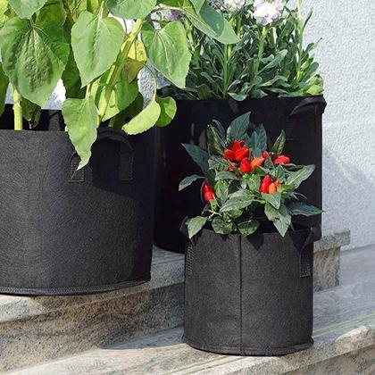 Imaginea din Ghiveci textil pentru flori - diametru 25 cm