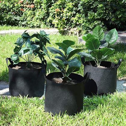 Imaginea din Ghiveci textil pentru flori - diametru 30 cm