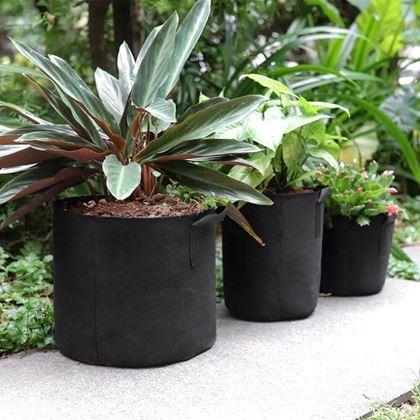 Imaginea din Ghiveci textil pentru flori - diametru 35 cm