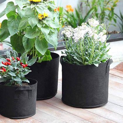 Imaginea din Ghiveci textil pentru flori - diametru 35 cm