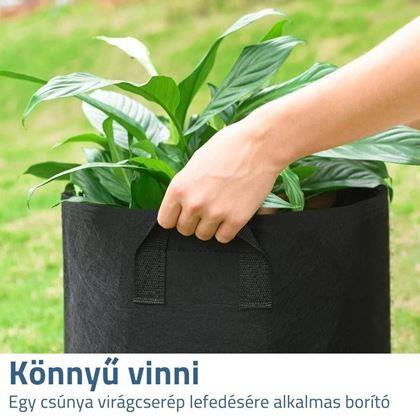 Imaginea din Ghiveci textil pentru flori - diametru 25 cm