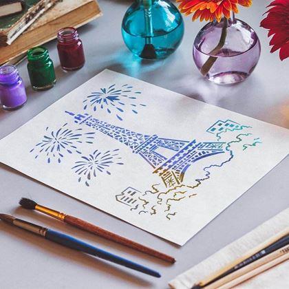 Imaginea din Șablonă cu motivul Turnului Eiffel