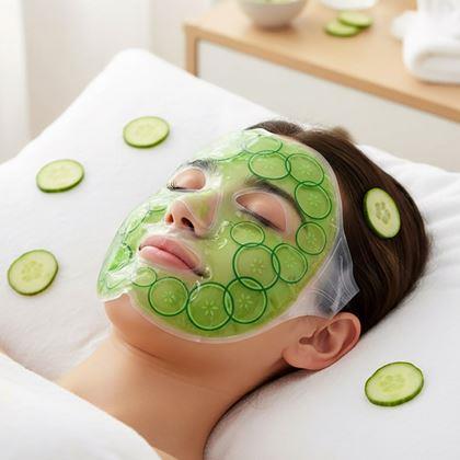 Imaginea din Masca facială cu gel pentru răcire și încălzire