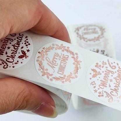 Imaginea Autocolante Crăciun fericit 500 buc
