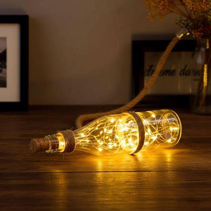 Imaginea din Ghirlandă luminoasă LED pentru sticlă cu dop de plută 2 m