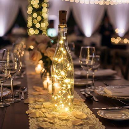 Imaginea din Ghirlandă luminoasă LED pentru sticlă cu dop de plută 2 m