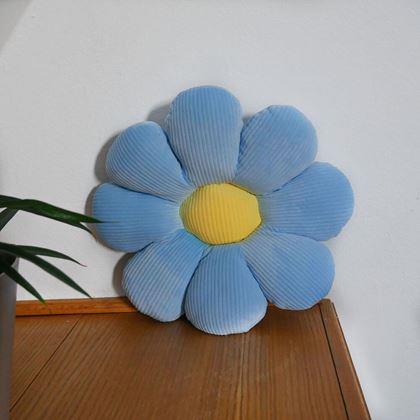 Imaginea din Pernă floare  -  albastră