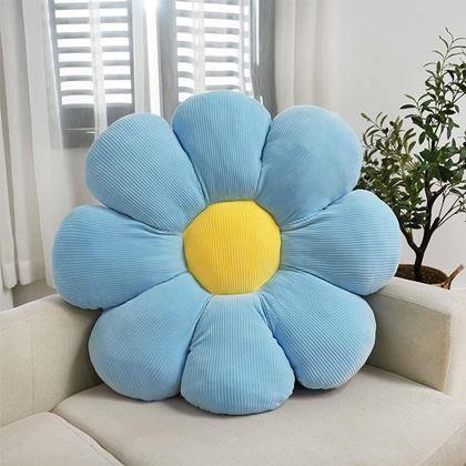 Imaginea din Pernă floare  -  albastră