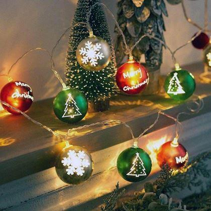 Imaginea din Ghirlandă luminoasă LED - ornamente de Crăciun