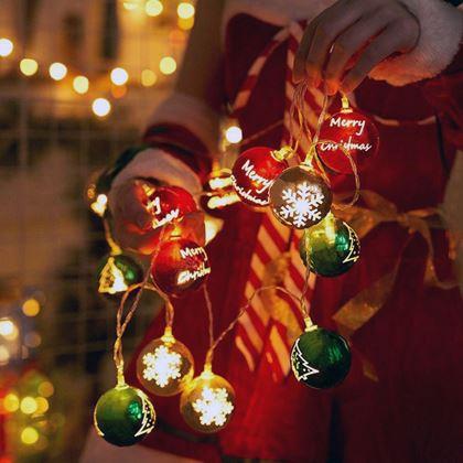Imaginea din Ghirlandă luminoasă LED - ornamente de Crăciun