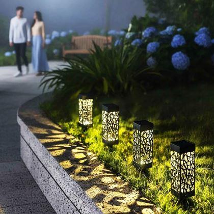 Imaginea din Iluminat solar pentru grădină cu ornamente