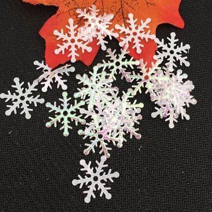 Imaginea din Confetti de Crăciun fulgi de zăpadă 100 buc