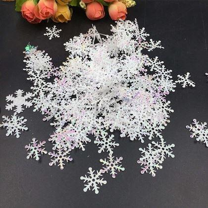 Imaginea din Confetti de Crăciun fulgi de zăpadă 100 buc