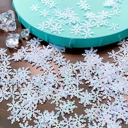 Imaginea din Confetti de Crăciun fulgi de zăpadă 100 buc