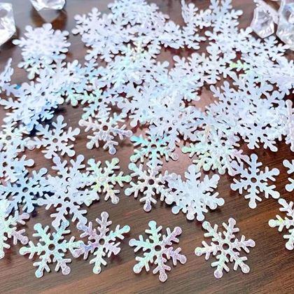 Imaginea din Confetti de Crăciun fulgi de zăpadă 100 buc