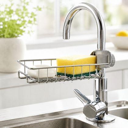 Imaginea din Poliță/uscător din inox pentru robinet