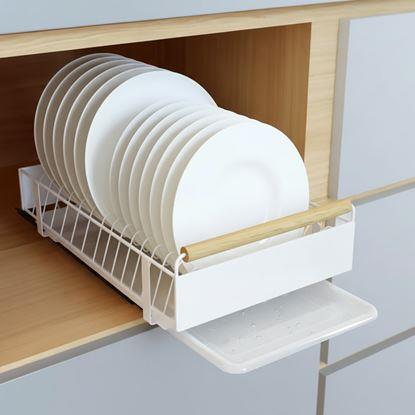 Imaginea Organizator extensibil și suport de scurgere pentru farfurii