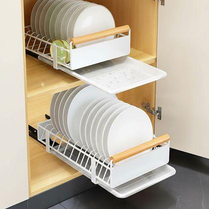 Imaginea din Organizator extensibil și suport de scurgere pentru farfurii