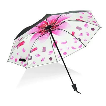 Imaginea din Umbrelă pliabilă  -  petale albe