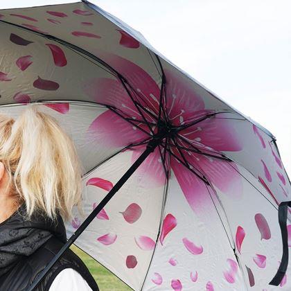 Imaginea din Umbrelă pliabilă  -  petale albe