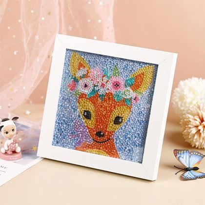 Imaginea din Pictură cu diamante pentru copii  -  căprioară