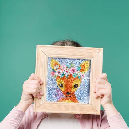 Imaginea din Pictură cu diamante pentru copii  -  căprioară