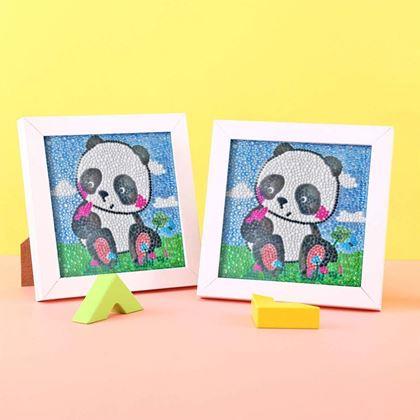 Imaginea din Pictură cu diamante pentru copii  -  panda
